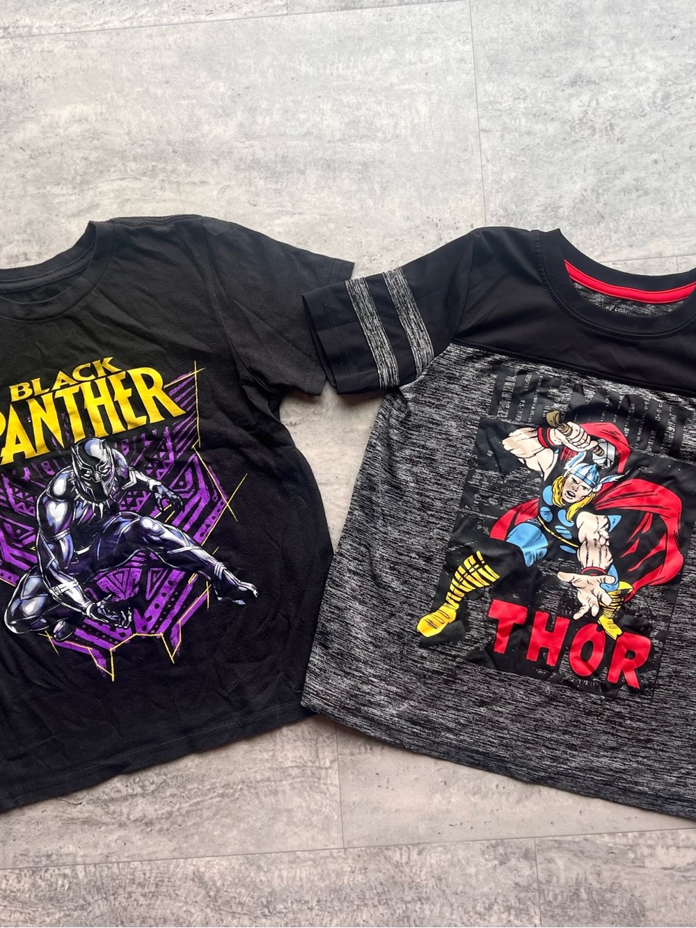 Marvel Black Panther & Thor shirt bundle